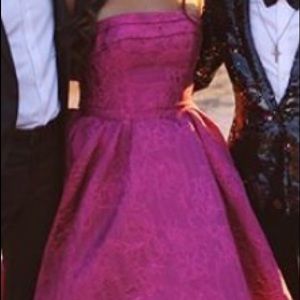 Rachel Allan Fushia Prom Dress